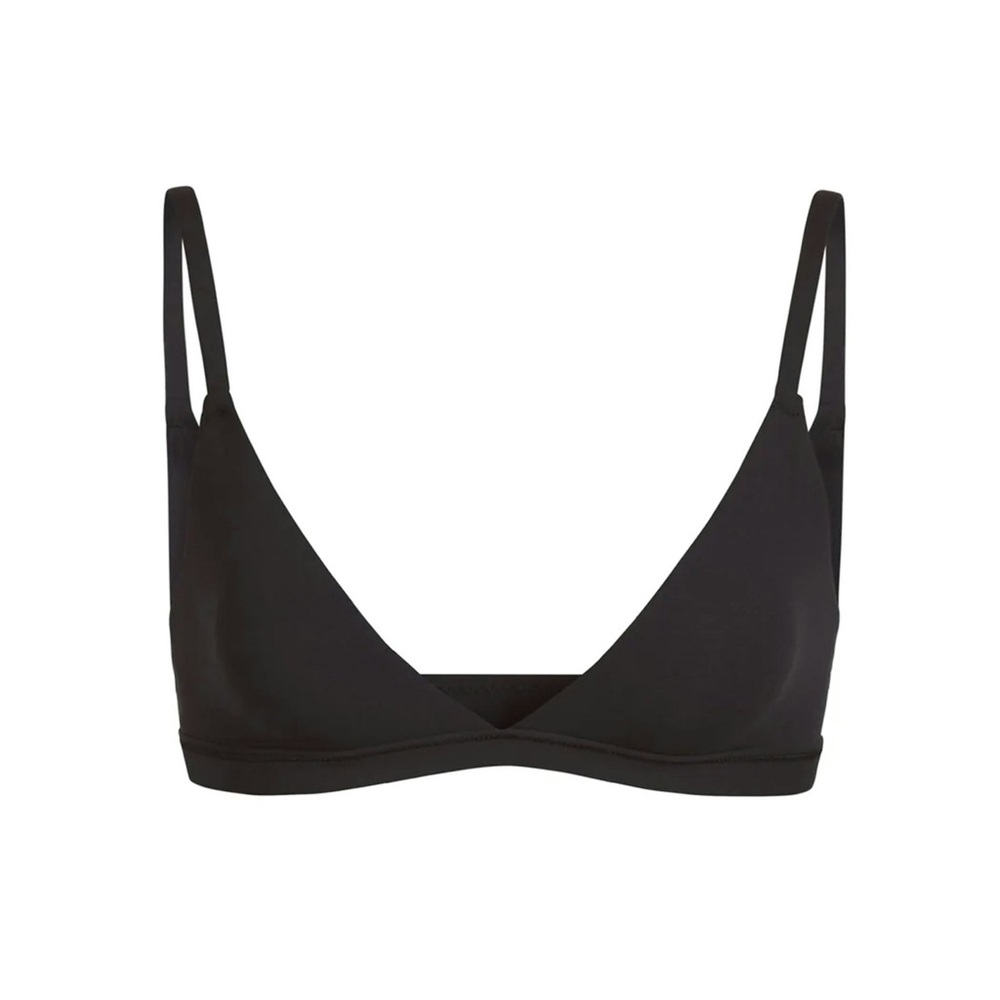 SKIMS Fit Everybody Triangle Bralette | Size Large | Black
